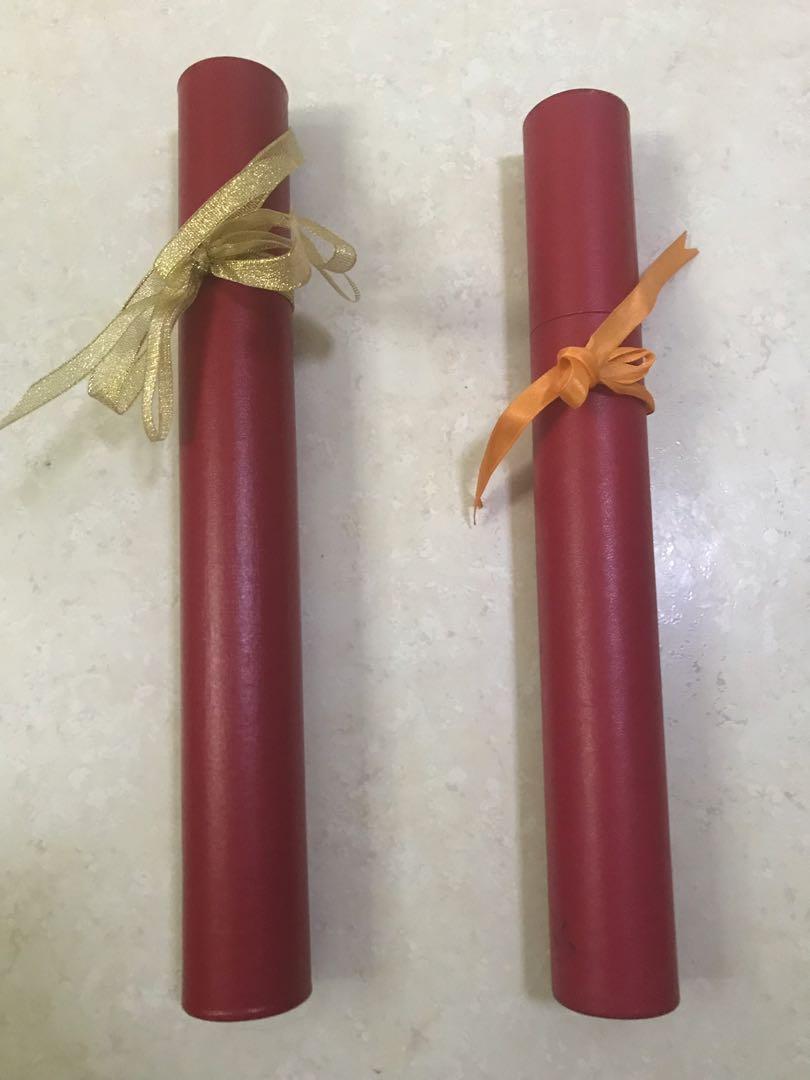 Certificate/transcript holders (Category: Craft Supplies & Tools) located in Singapore. Submitted by msg_me (Listing ID 269229303, Image 1). Description: $1 each. Self collect at location of my preference..