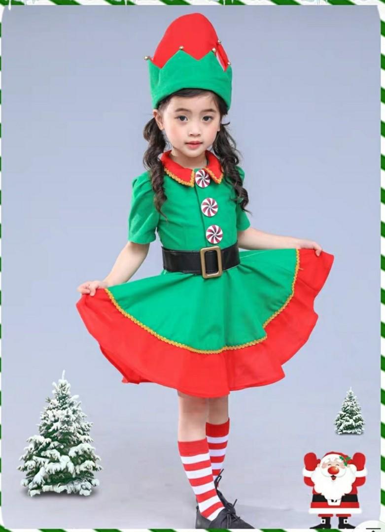 Elf costume sales baby girl