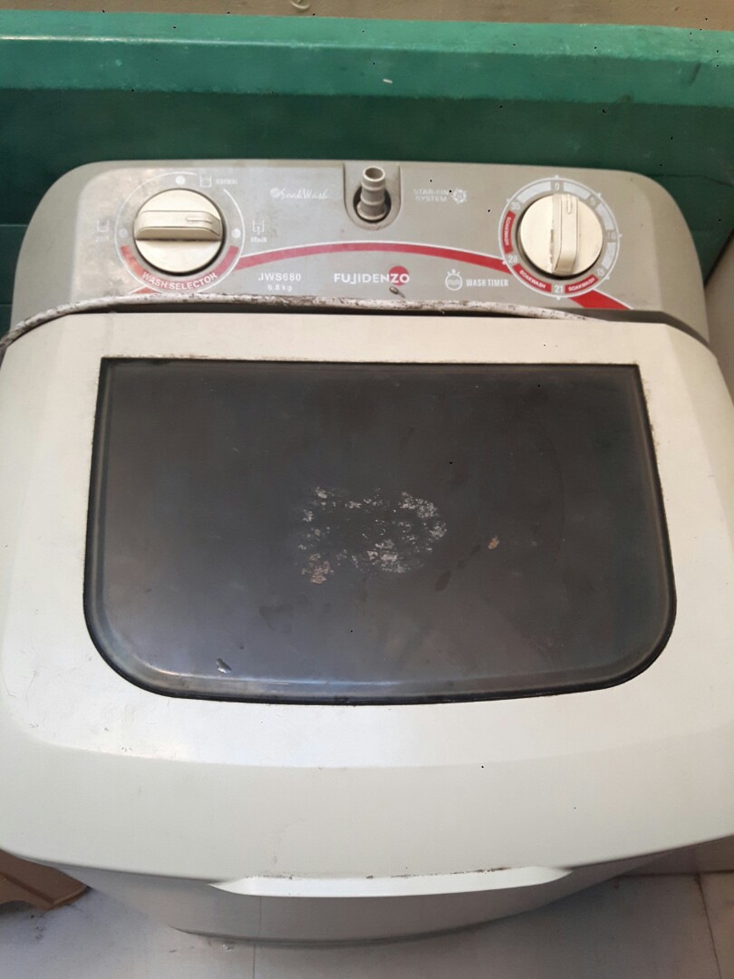 Fujidenzo Washing Machine Single Tub 2025 www.alhudapk