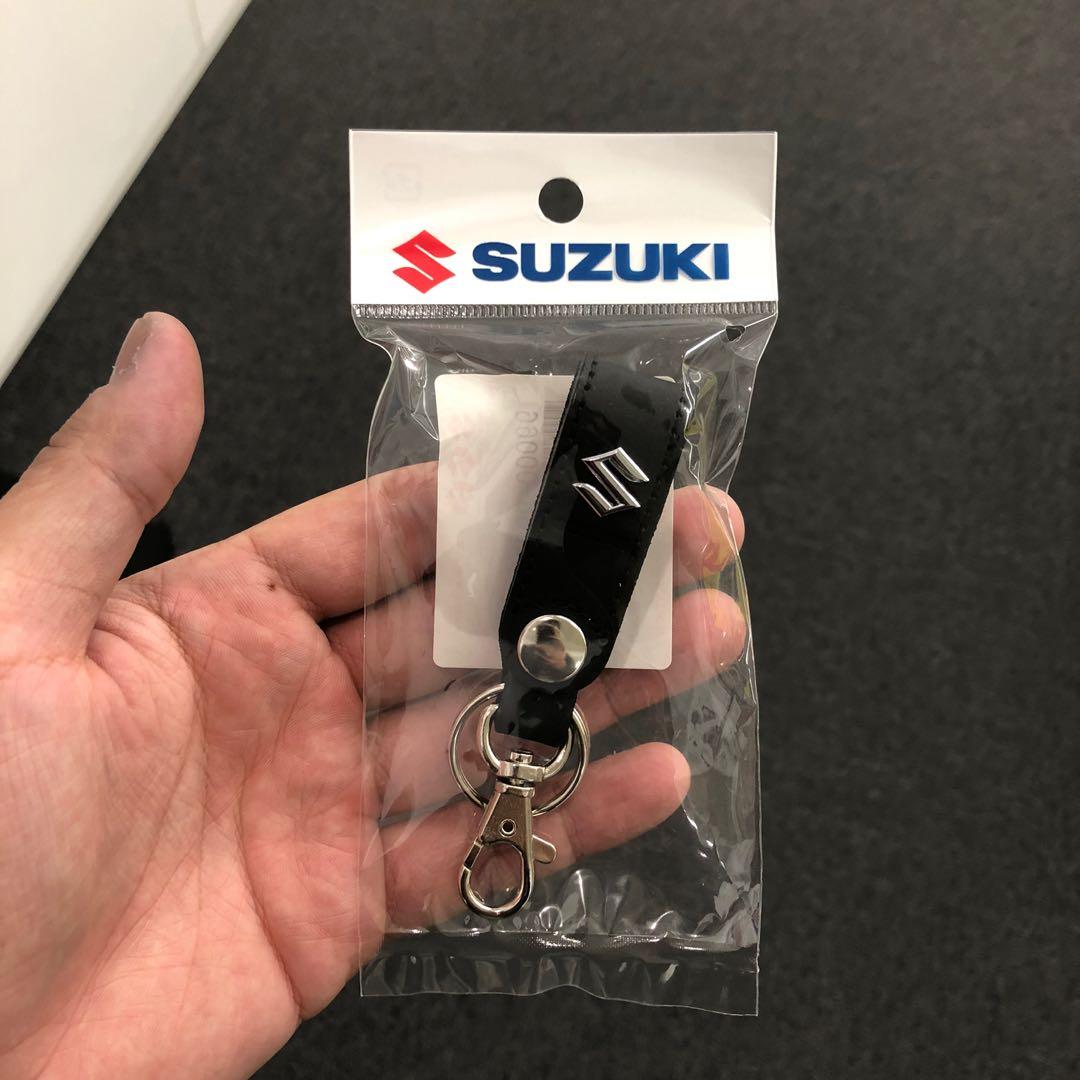 Genuine Suzuki Leather Key Chain Made in Japan Car Accessories