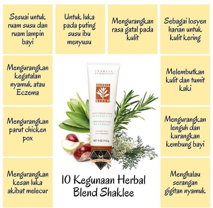 cream herbal shaklee