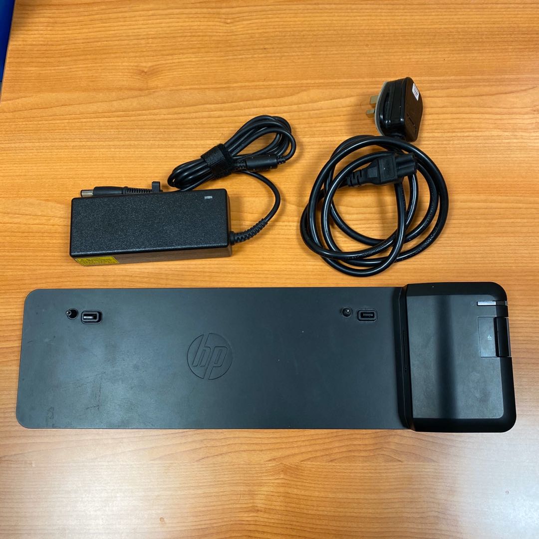 HP Ultraslim Docking Station with Power Cable and Adapter, Computers