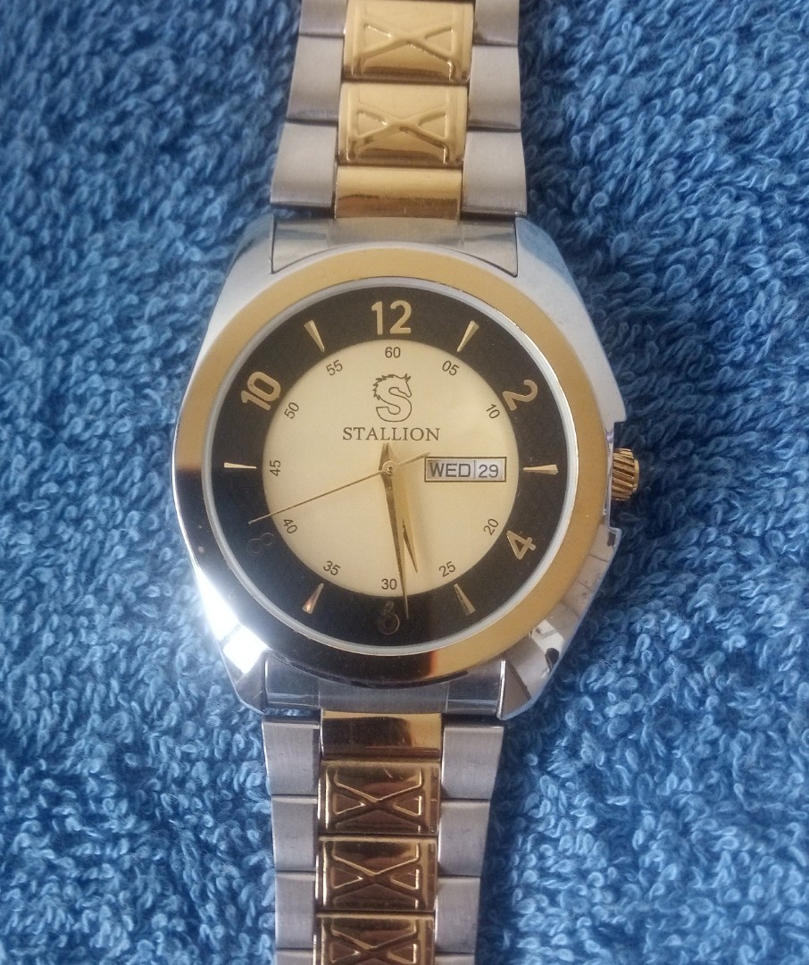 Import Original Stallion Day Date Quartz Watch Men S Fashion Watches On Carousell