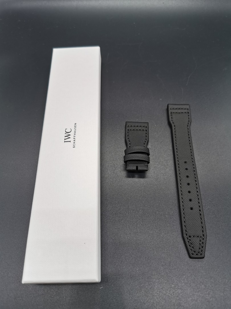 IWC Black Kevlar Pilot's Strap, Luxury, Watches on Carousell