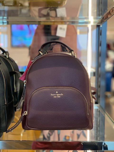 Kate Spade Jackson Medium backpack in chocolate cherry, Luxury, Bags &  Wallets on Carousell