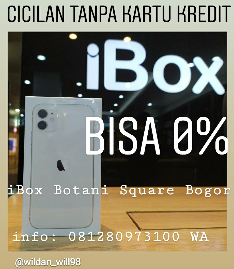 Kredit Iphone 11 Ibox Bogor Tanpa Kartu Kredit Telepon Seluler Tablet Iphone Iphone 11 Series Di Carousell