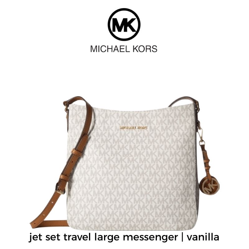 michael kors jet set large messenger bag