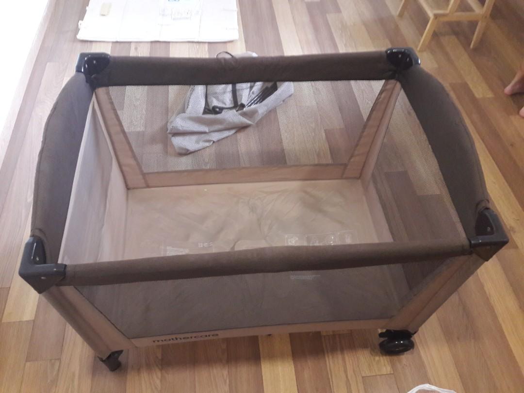 Mothercare travel cot with changing table, Babies & Kids, Baby Nursery
