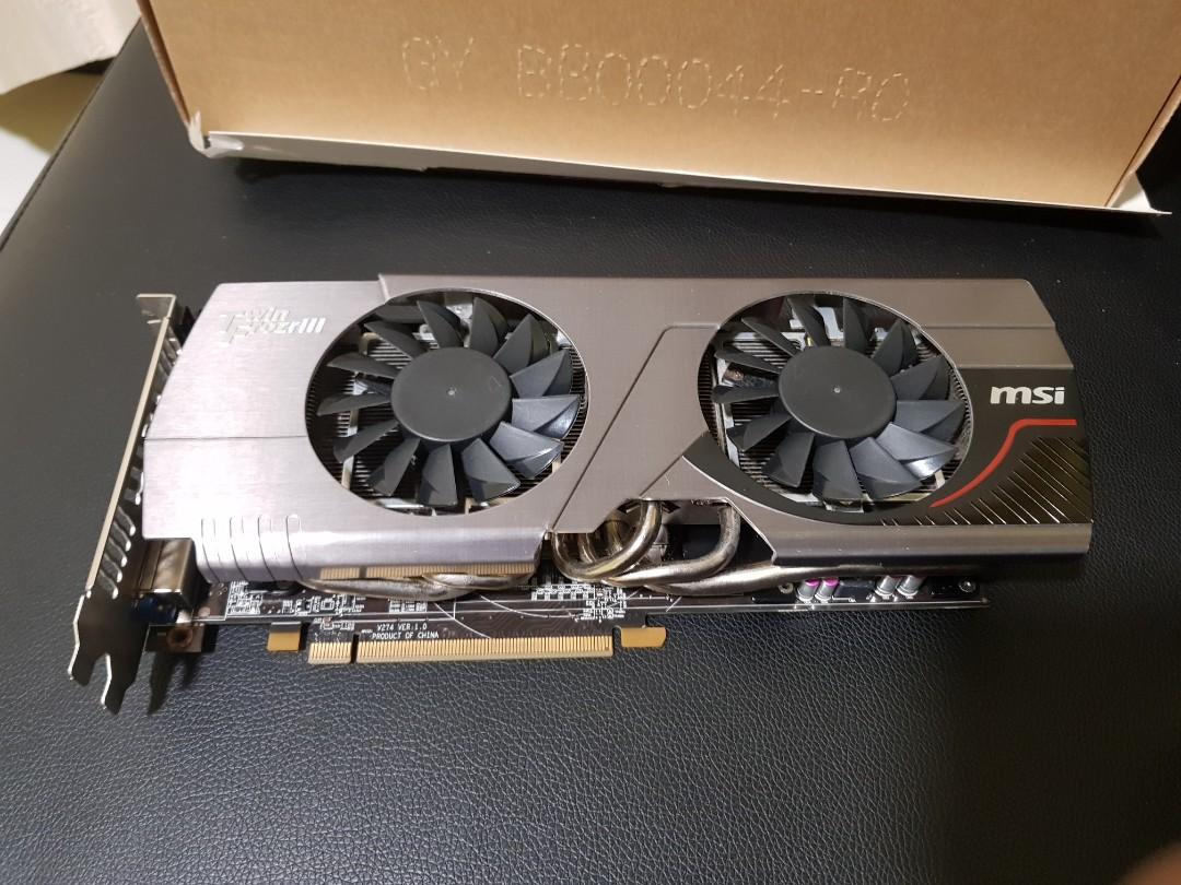 MSI AMD Radeon HD 7870 GHz edition R7870 Windows 7 compatible