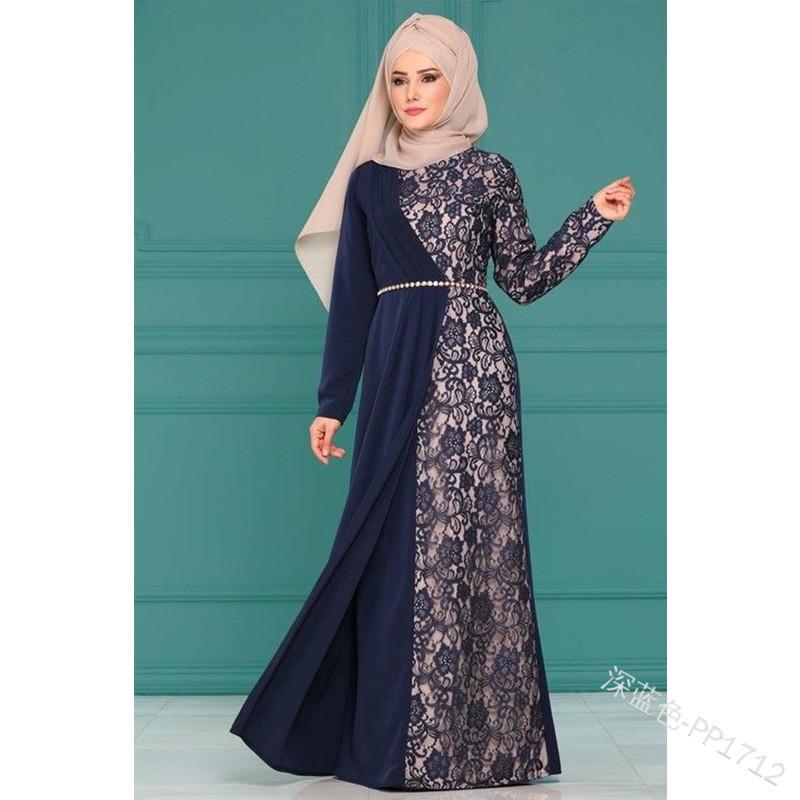 Muslimah Lace Robe Maxidress Women s Fashion Dresses Sets