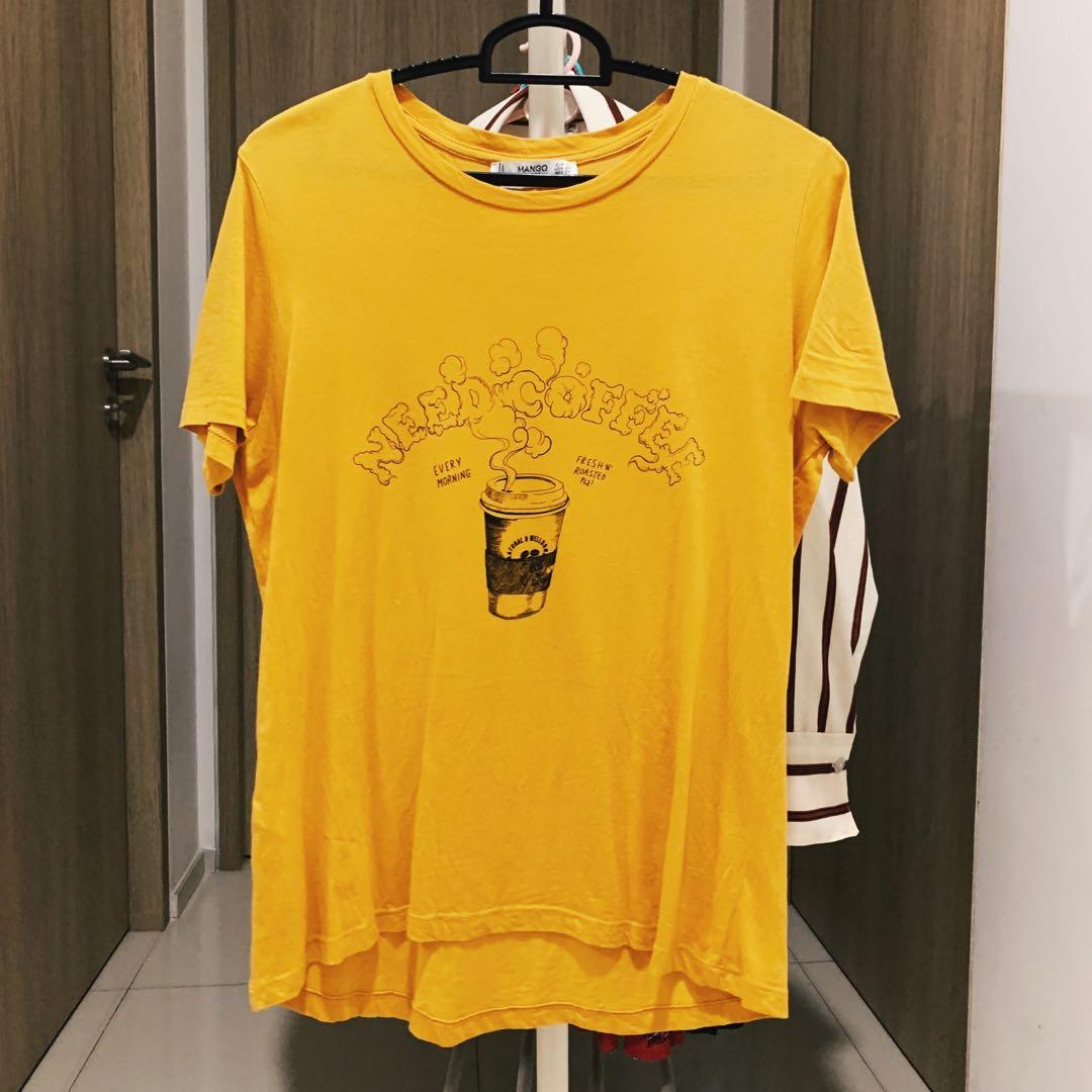 mustard yellow womens tops