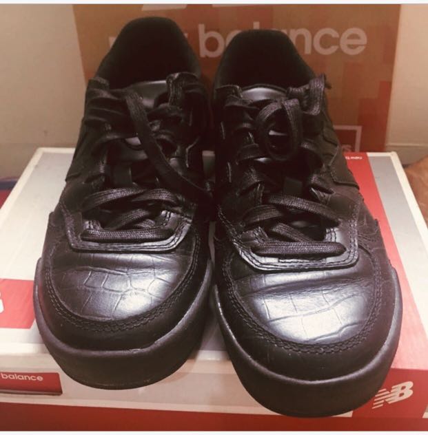 new balance 300 leather black