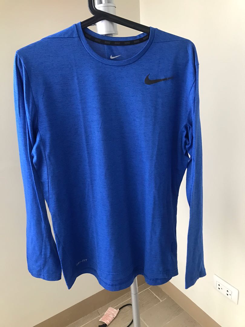 Royal blue nike long sleeve hotsell