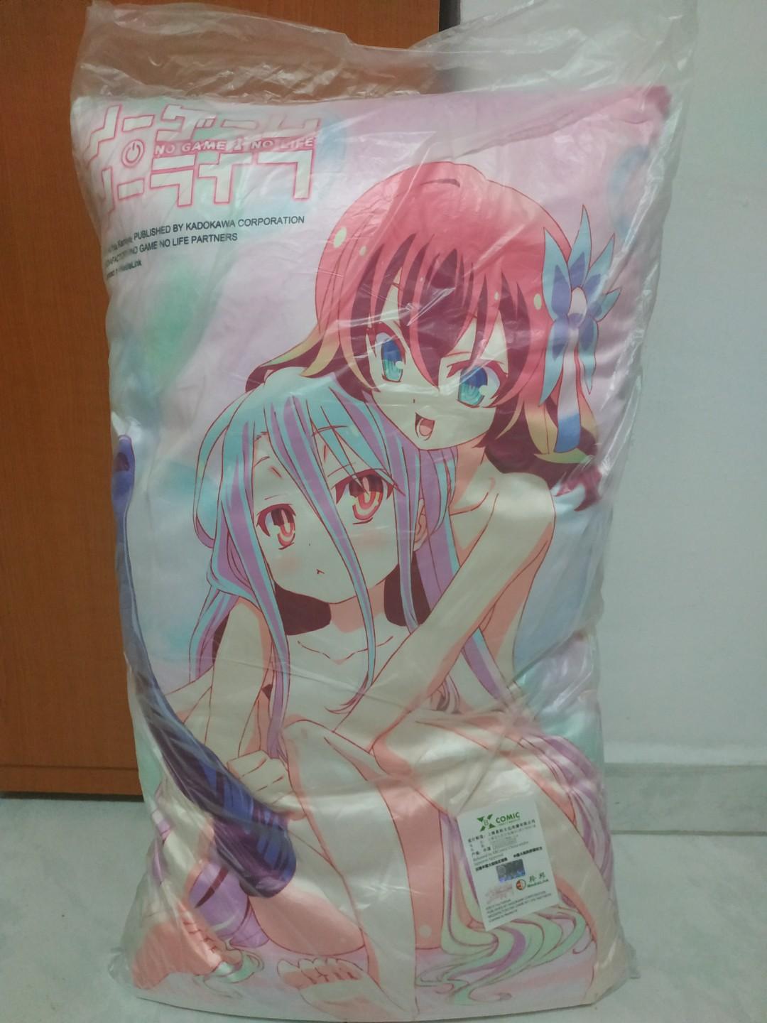 No Game No Life Dakimakura Body Pillow Entertainment J Pop On Carousell Sokushi mahō to skill copy no chōetsu heal. no game no life dakimakura body pillow