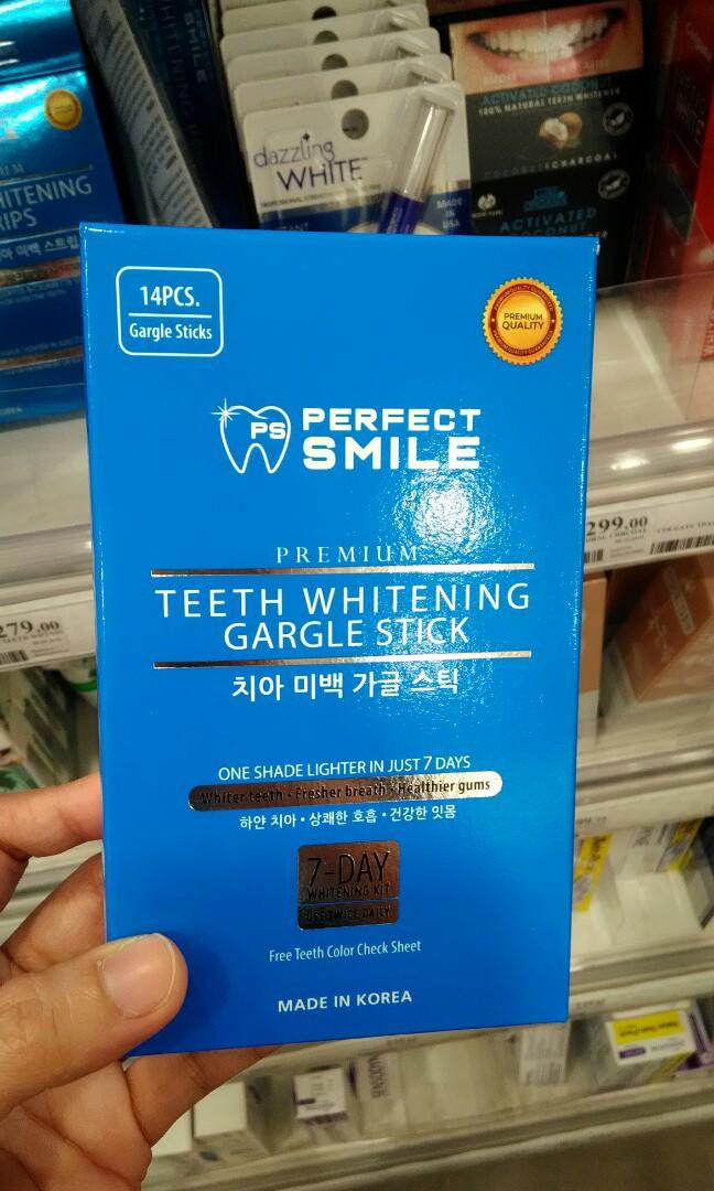 Perfect Smile Teeth Whitening Gargle Stick Health Beauty Skin Bath Body On Carousell