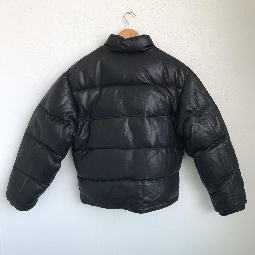Schott Leather Down Jacket Men s Fashion Tops Sets Formal