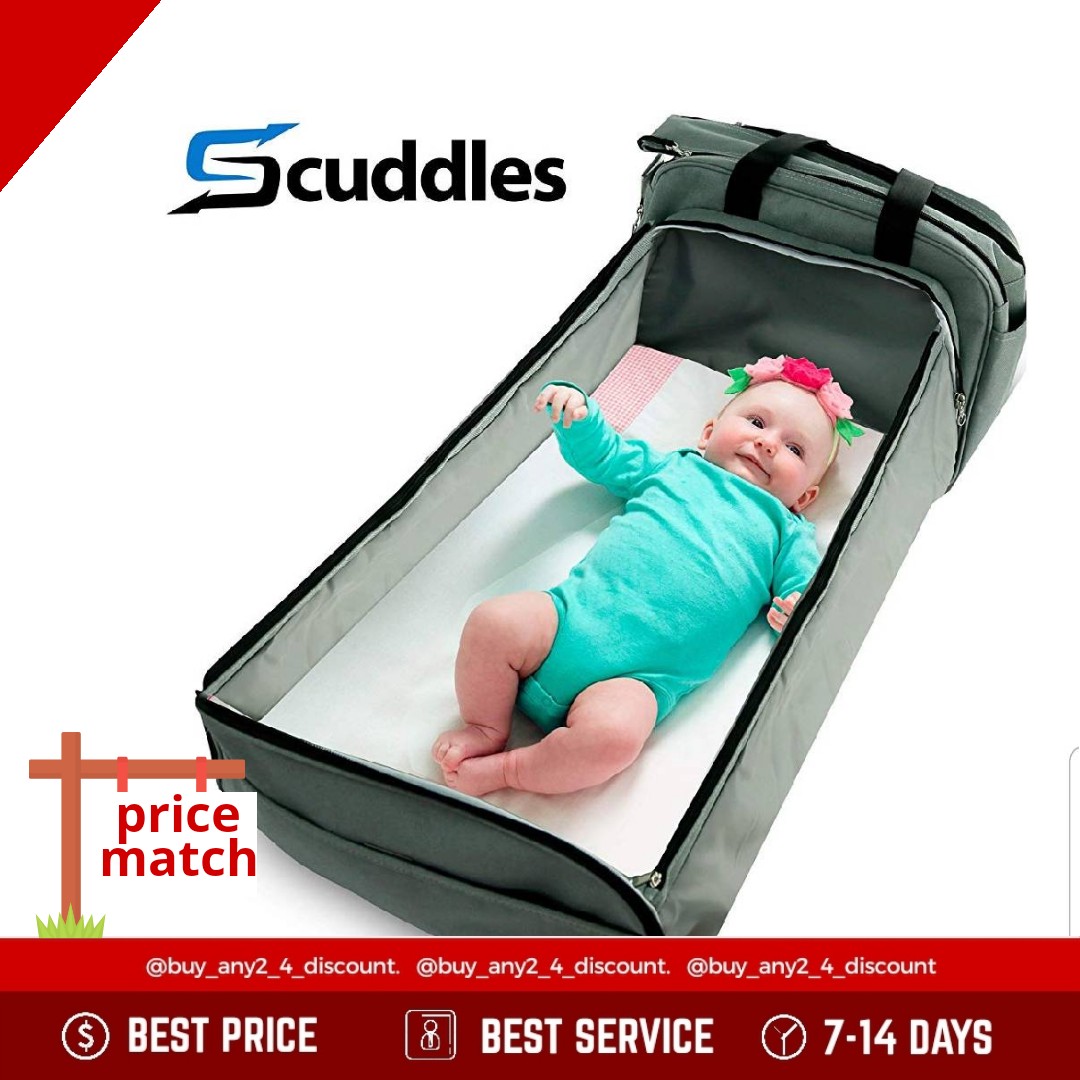 Scuddles 3 1 Portable Bassinet for Baby Foldable Baby Bed