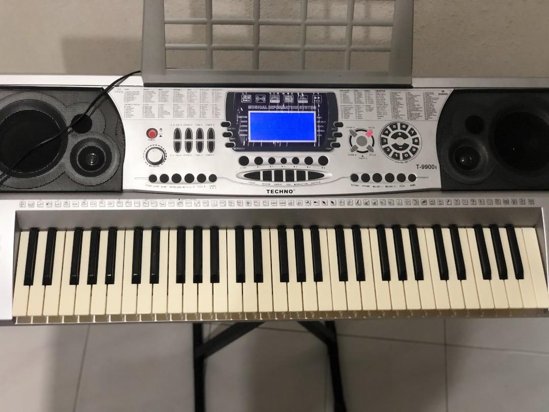 Techno 61 Key Digital Electronic Piano Keyboard + Keyboard Bag