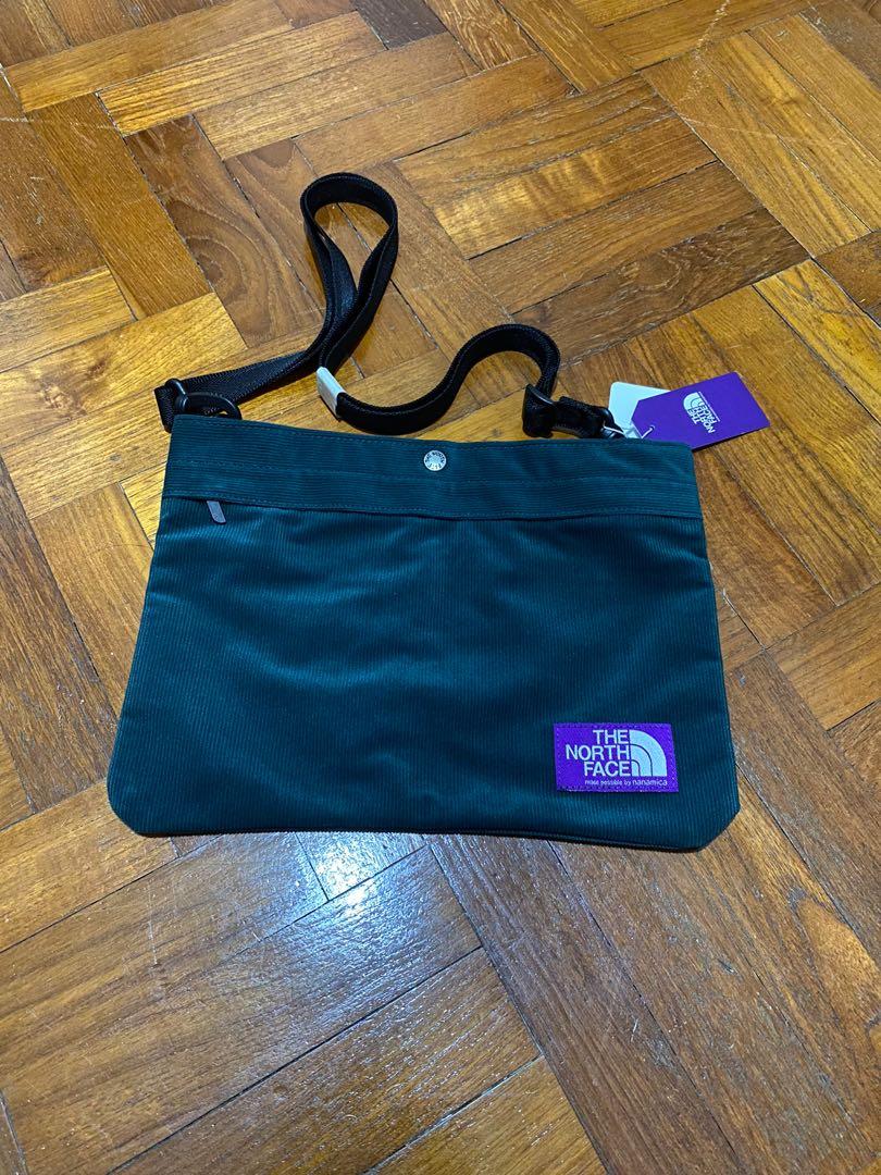 the north face purple label corduroy shoulder bag