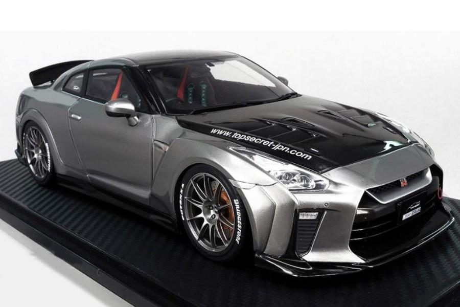 Top Secret GT-R R35 Gun Metallic (IG1533), Hobbies & Toys, Toys & Games ...