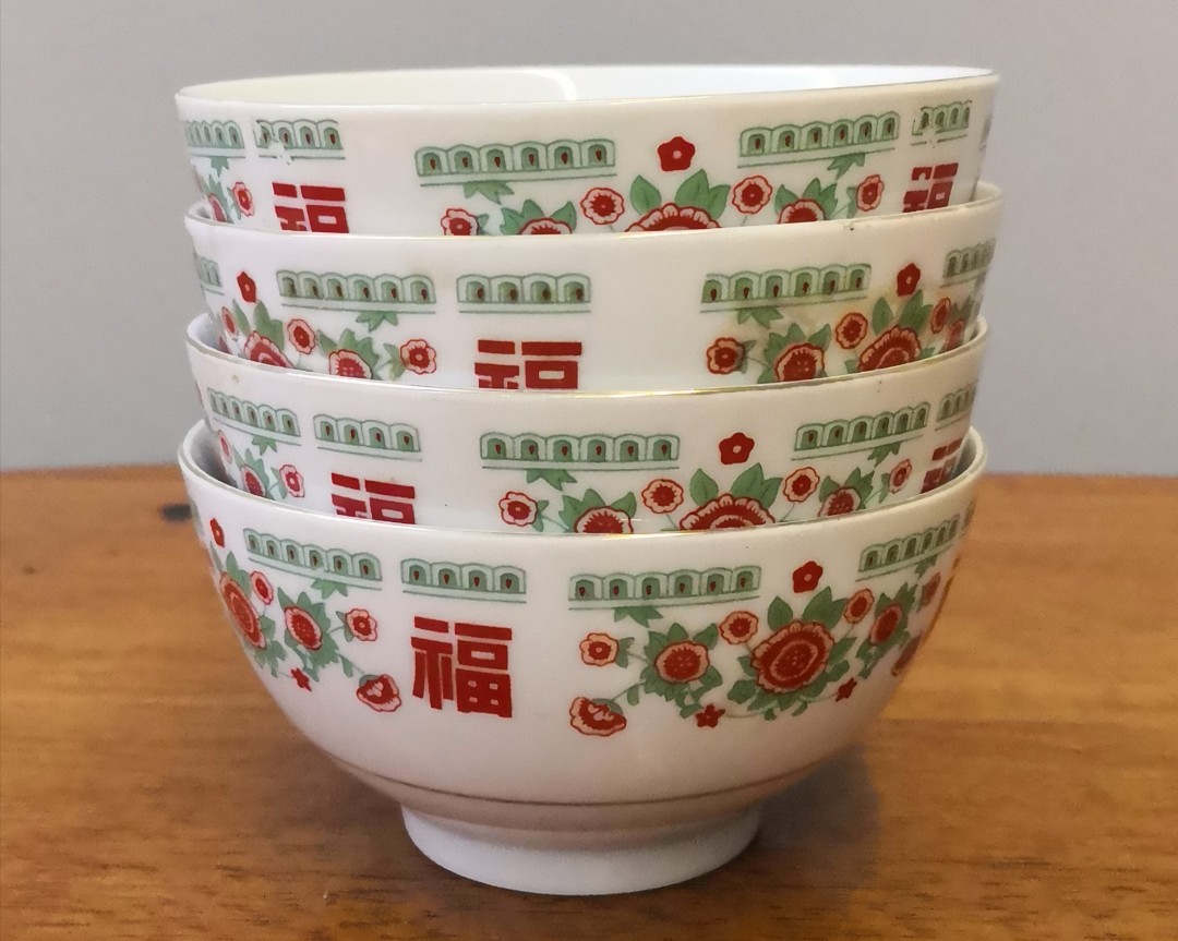 vintage oriental rice bowl 5, TV & Home Appliances, Kitchen Appliances ...