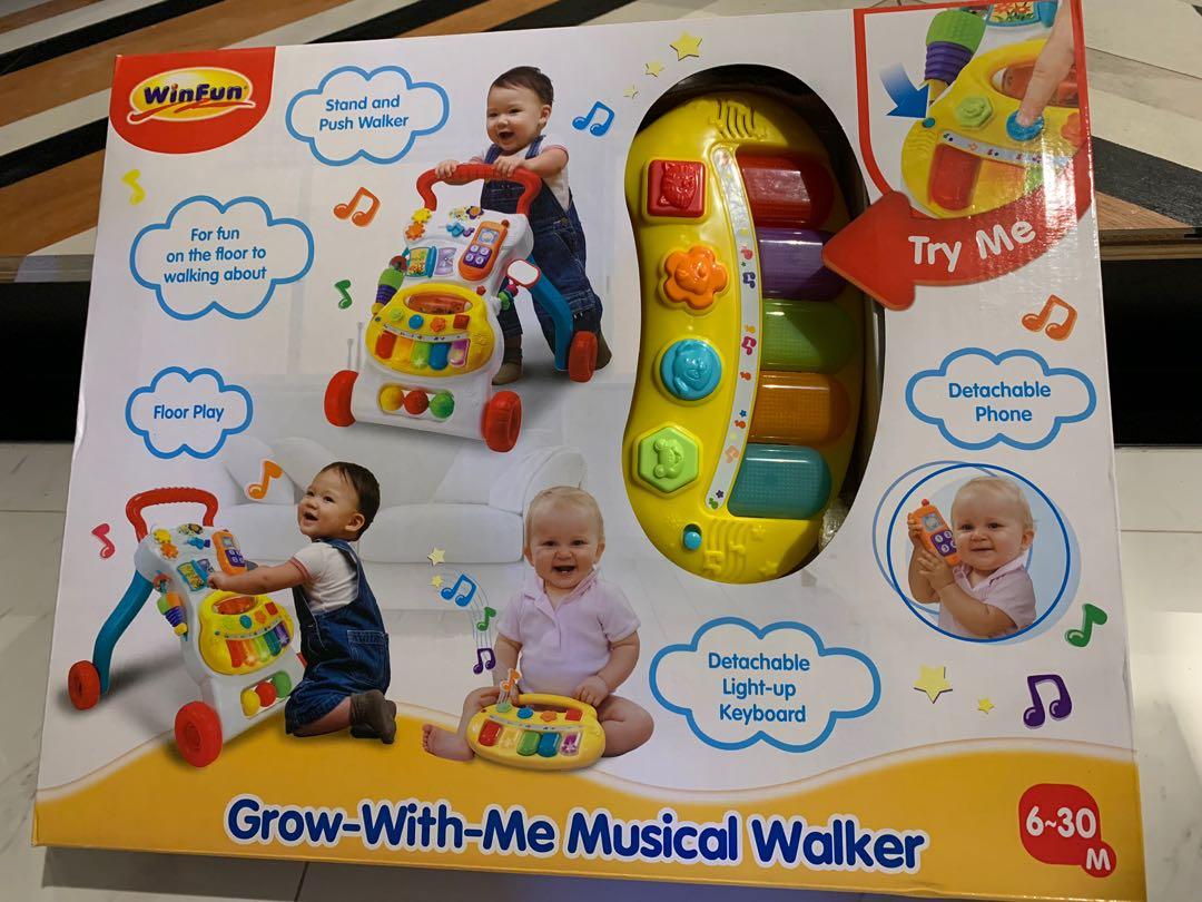Winfun grow with 2025 me musical walker