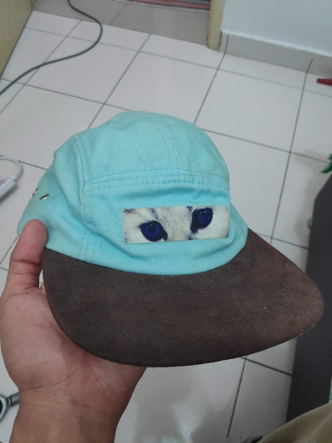 5 Panel Cap Golf Wang Cat Eyes Suede 