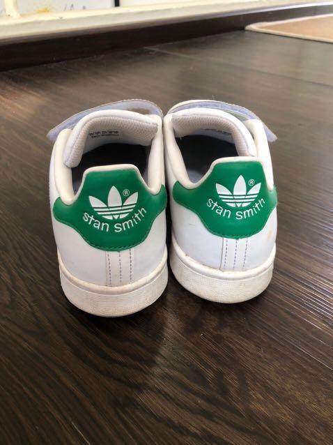 Stan smith velcro green hot sale