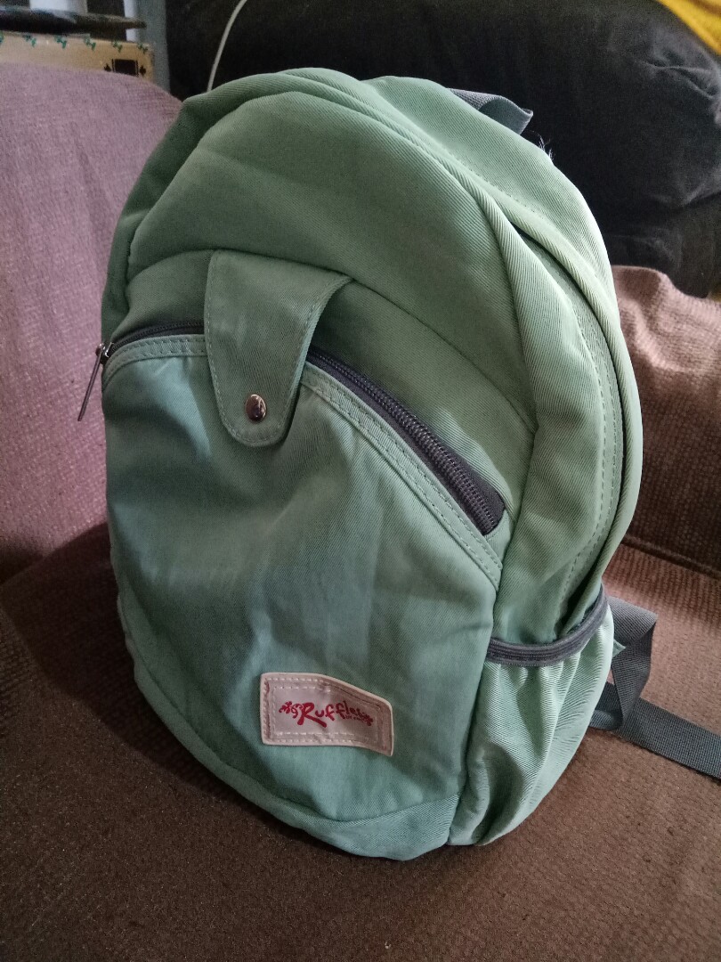 light blue backpack women's