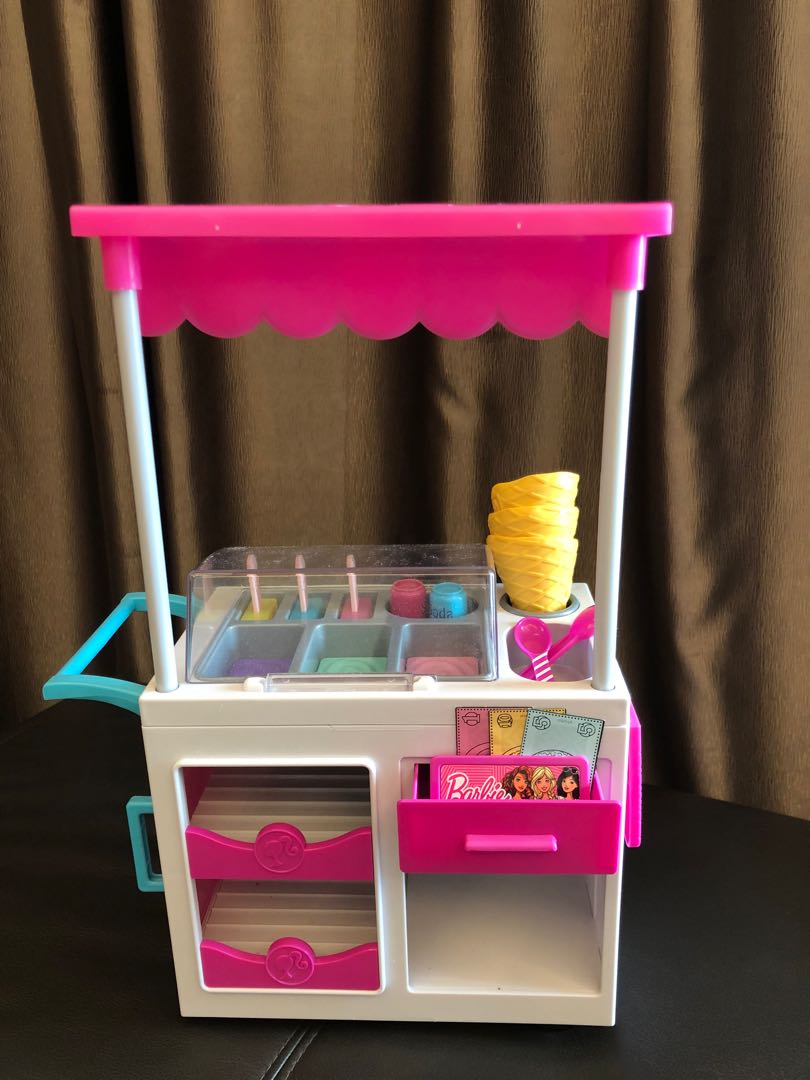 Barbie ice-cream cart, Hobbies & Toys, Toys & Games on Carousell