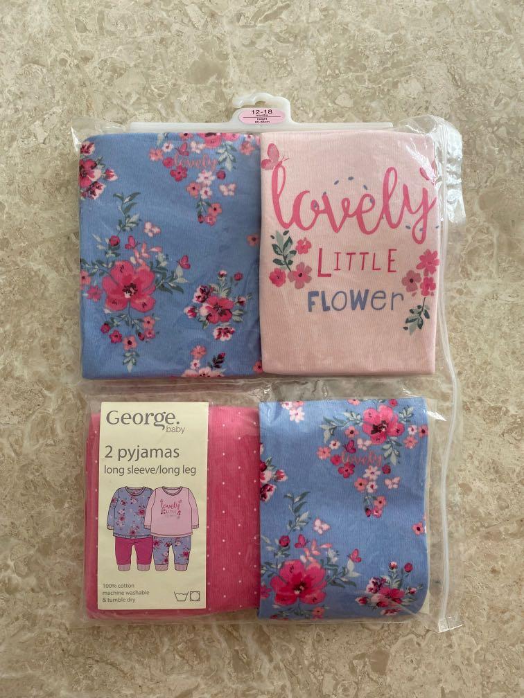 george baby girl pyjamas