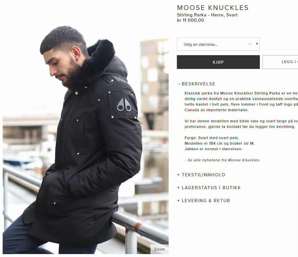 BNWT Authentic Moose Knuckles Stirling Parka