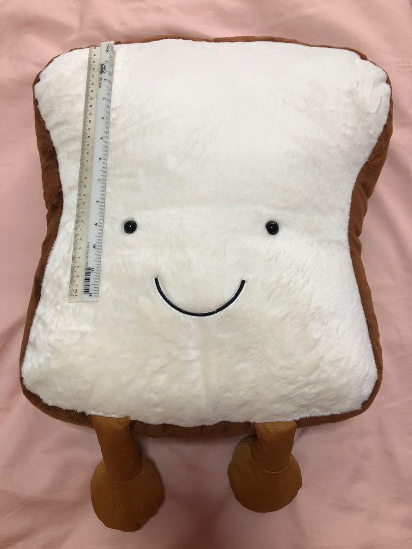 Bread Plush (Category: Plushies & Soft Toys) located in Singapore. Submitted by keifjan (Listing ID 269303236, Image 3). Description: Big bread plush. The size is approximately 48cm (plus the legs) Kindly PM me for more details. Thank you..