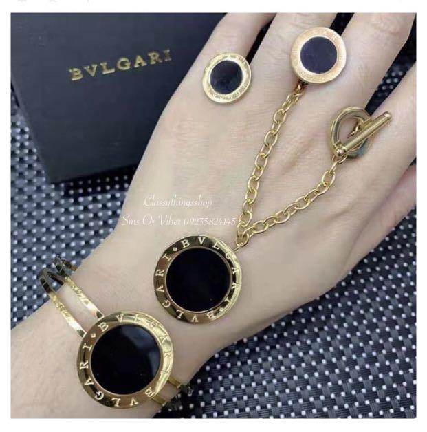 Bulgari Set Women s Fashion Jewelry Organizers Body Jewelry