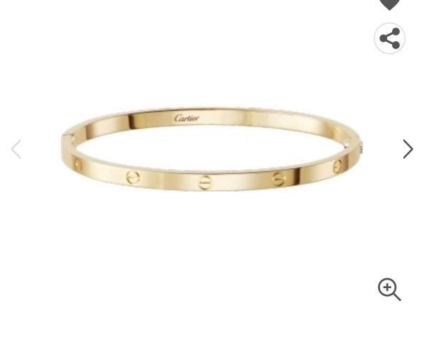 how much does a cartier bangle weight