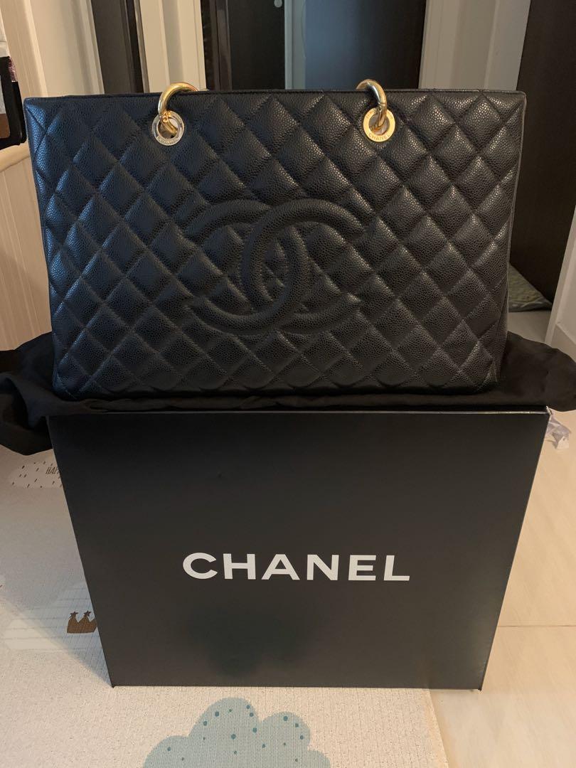 Special 1 day sales**Chanel GST gold hardware in size XL ( super rare)  discontinued, Luxury, Bags & Wallets on Carousell