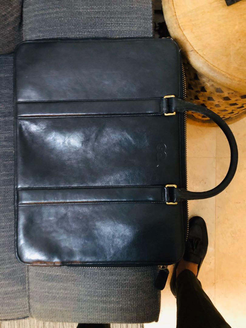 Coach and GQ office bag, Men's Fashion, Bags, Briefcases on Carousell