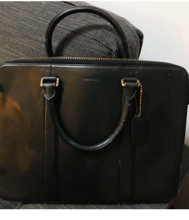 Coach and GQ office bag, Men's Fashion, Bags, Briefcases on Carousell