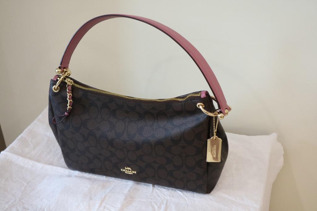 Coach Bag F28967 MIA Shoulder Bag in Signature Canvas Women s Fashion Bags Wallets Cross body Bags on Carousell