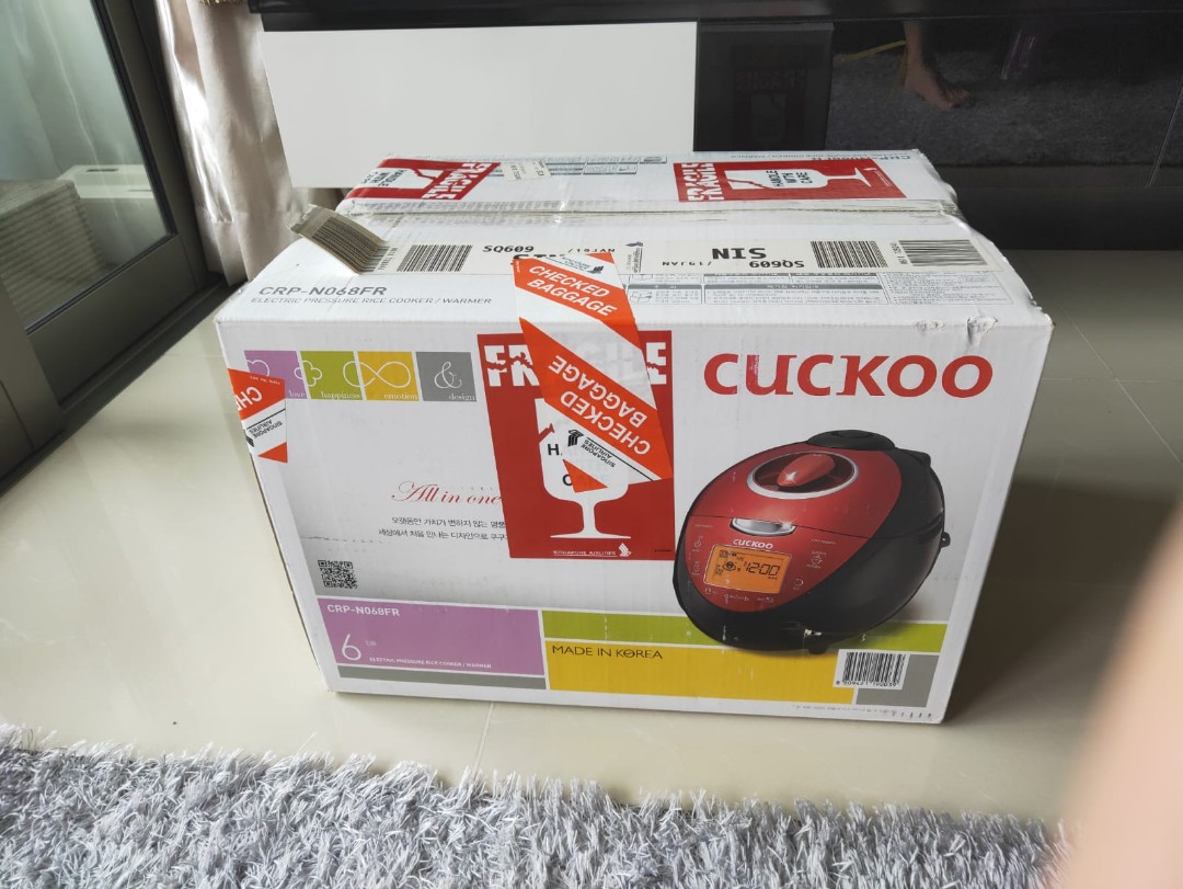 Cuckoo rice cooker crpn068fr (Korean Language), TV & Home Appliances