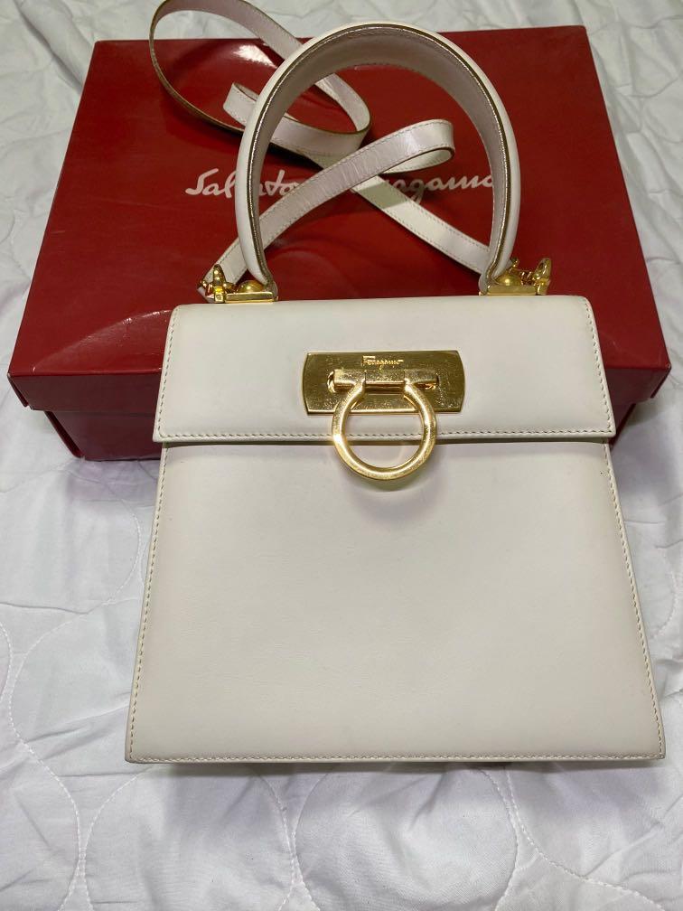 White ferragamo hot sale