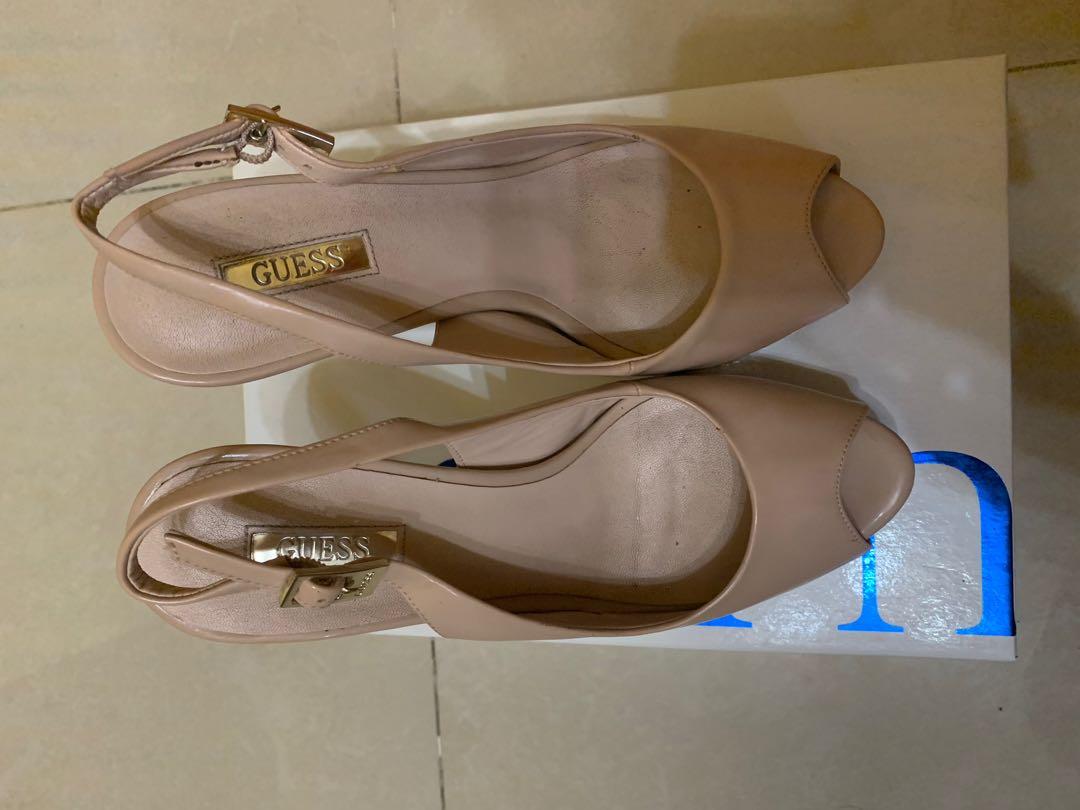 guess nude heels
