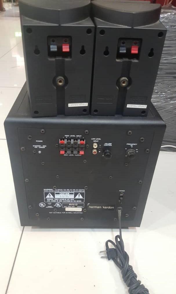 Harman kardon hot sale avs10 subwoofer