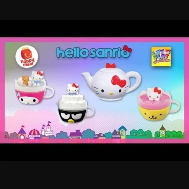 Hello Kitty Teapot Set, Hobbies & Toys, Toys & Games on Carousell