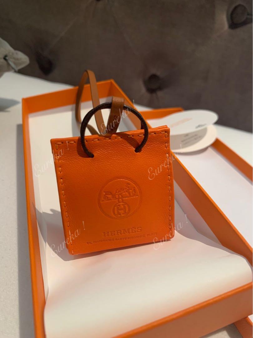 Hermes shopping sales bag charm