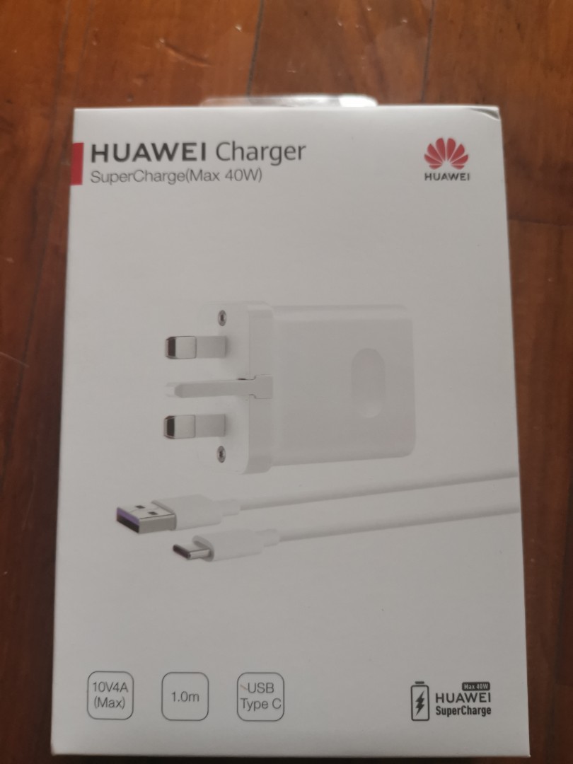 Huawei Charger SuperCharge 40W 3Pin Plug, Computers & Tech, Parts & Accessories, Chargers on