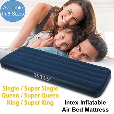 Intex inflatable Air Mattress single size, Furniture & Home Living, Furniture, Bed Frames