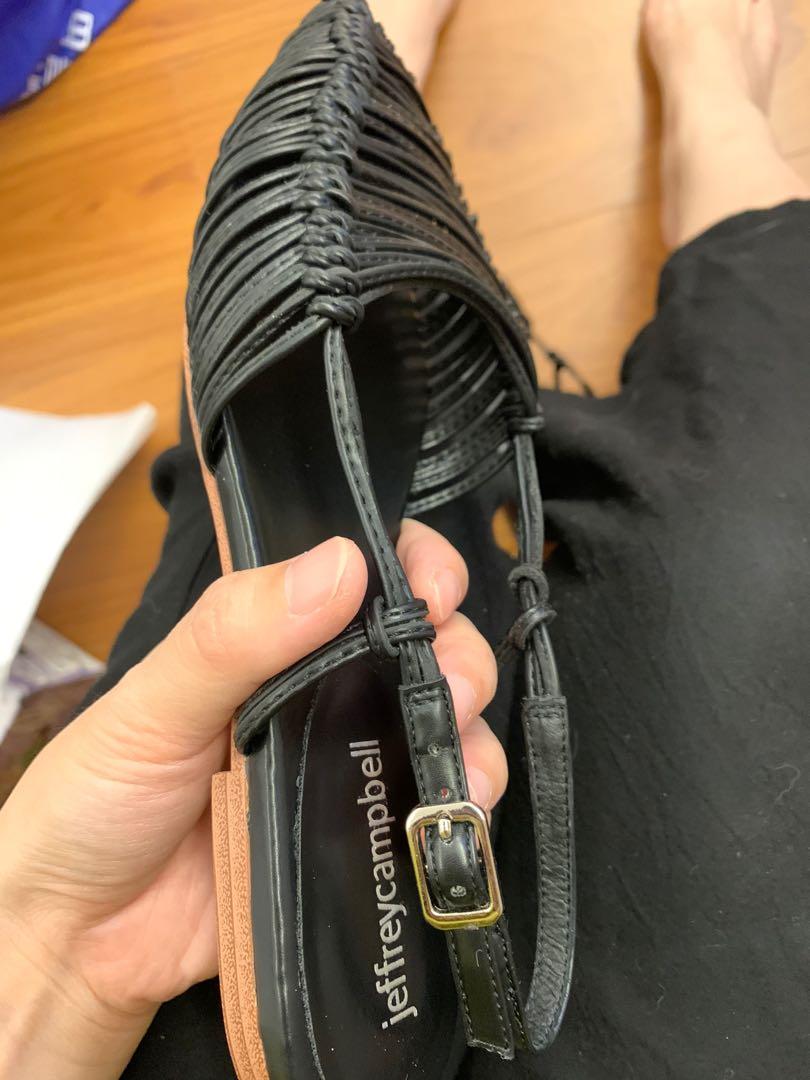 Jeffrey Campbell Myron Point Toe Flats PU