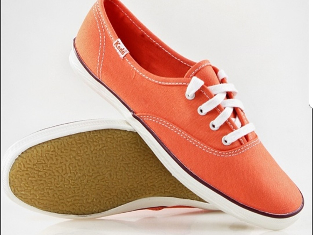 orange colour shoes