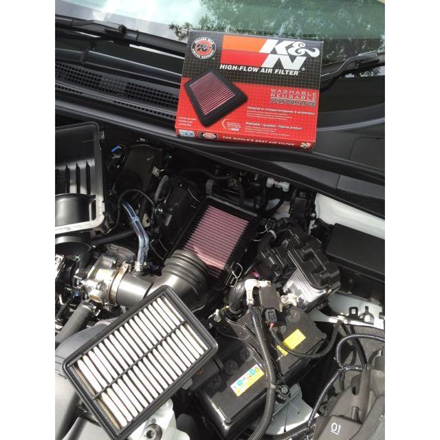 K&N Air Filter Honda Jazz/Fit GK GP HRV/VEZEL SHUTTLE, Car Accessories